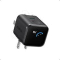Anker Nano USB C Wall Charger, 45W Fast Charging Smart Display Charger, with 180° Foldable Plug, Smart Recognition, Built-in Care Mode, for iPhone17/16/15(Non-Battery,One USB-C Port,No Cable Included)